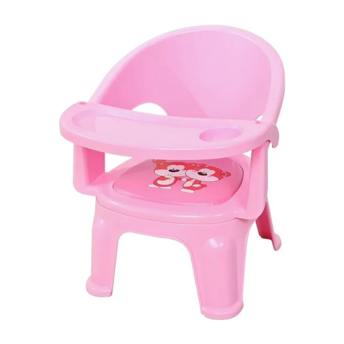 Baby Chair, with Tray Strong and Durable Plastic Chair for Kids/Plastic School Study Chair/Feeding Chair for Kids, Portable High Chair for Kids