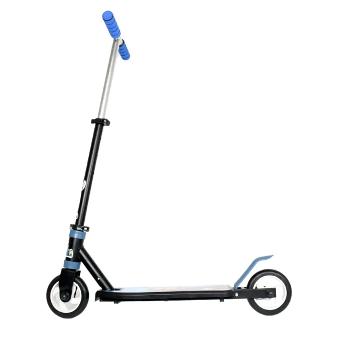 Basic Kids Ride On Leg Push Scooter for Boys and Girls (4 - 8 Years Old Kids) Foldable Scooter Cycle with Height Adjustment for Boys and Girls Multicolor (1 Pc / 2 Wheel)