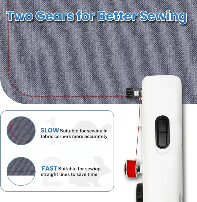 Handheld Portable Mini Electric Cordless Sewing Machine for Beginners