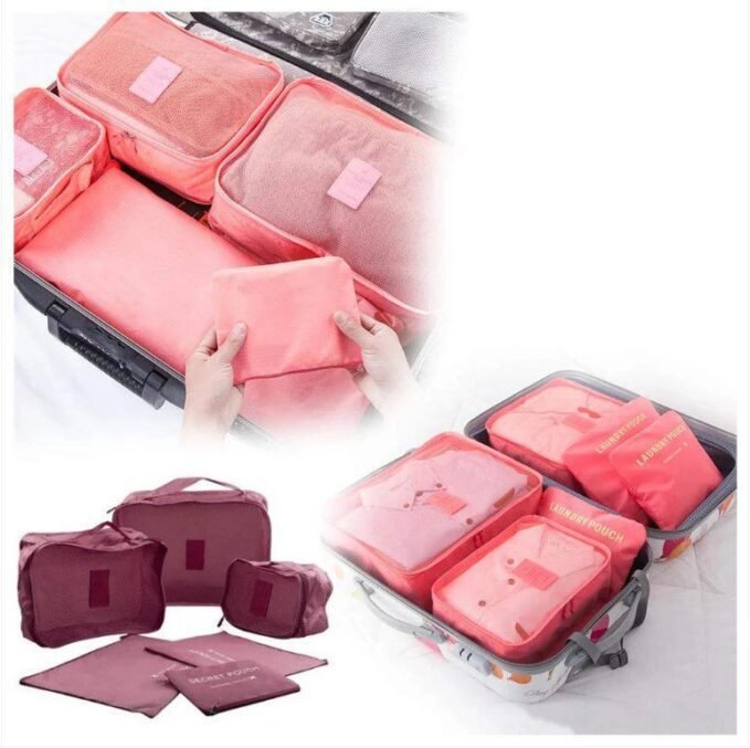 Cloth Organizer Pouch Laundry Zipper Bags (6 pcs)
