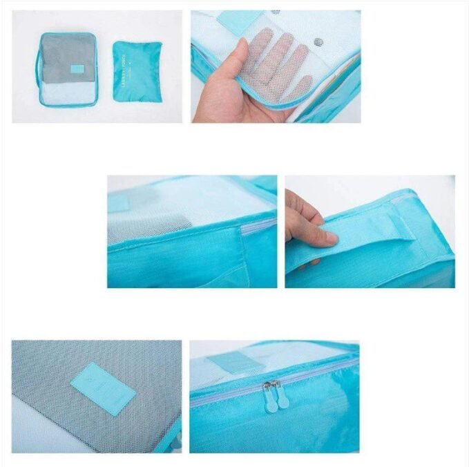 Cloth Organizer Pouch Laundry Zipper Bags (6 pcs)