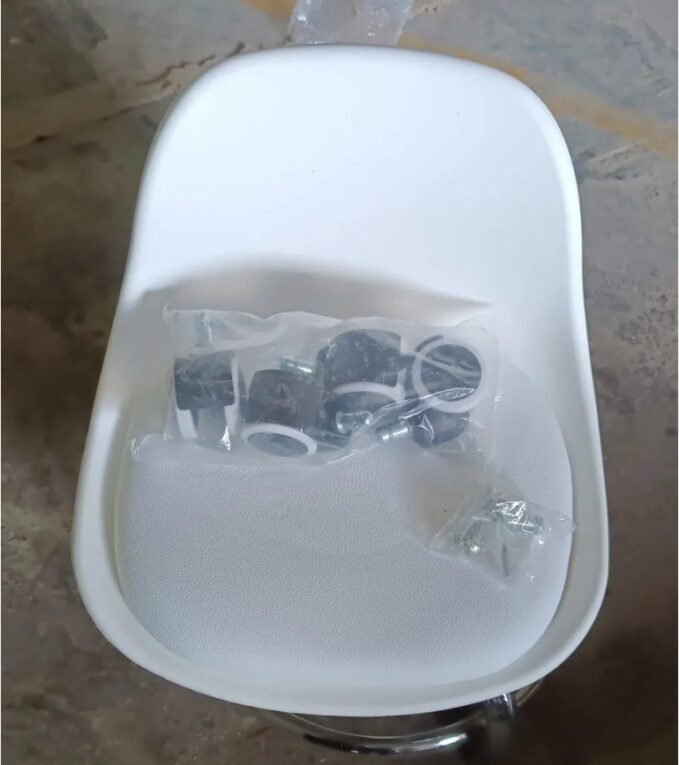 Heavy Duty Round Rolling Stool with Wheels Pedicure Stool (1 pc)