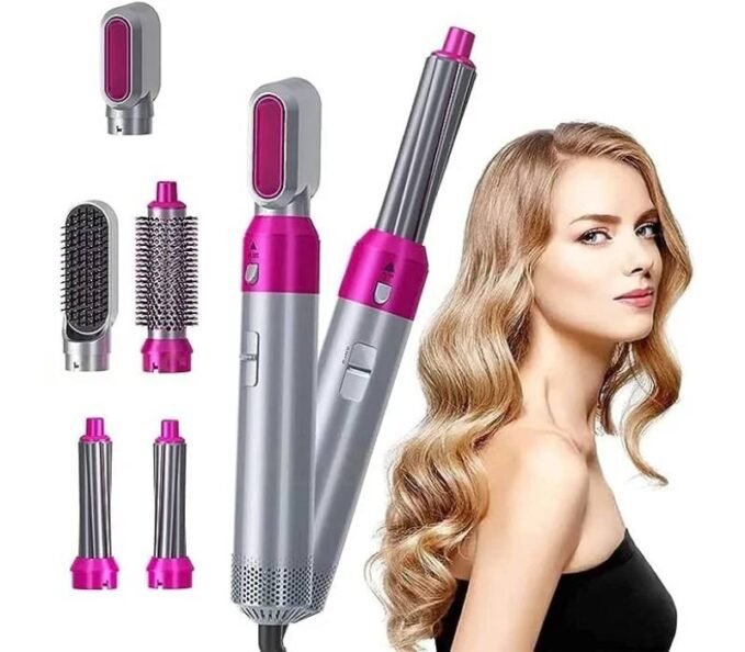 5 in 1 Hair Dryer Hot Air Brush Styler