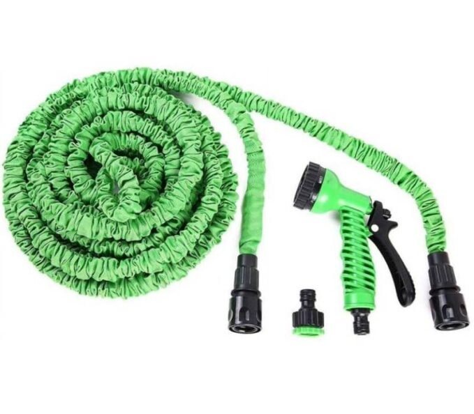 Hose Pipe with Sprayer Gun for Watering Home Garden