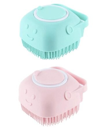 Silicone Body Scrubber with Soap Dispenser