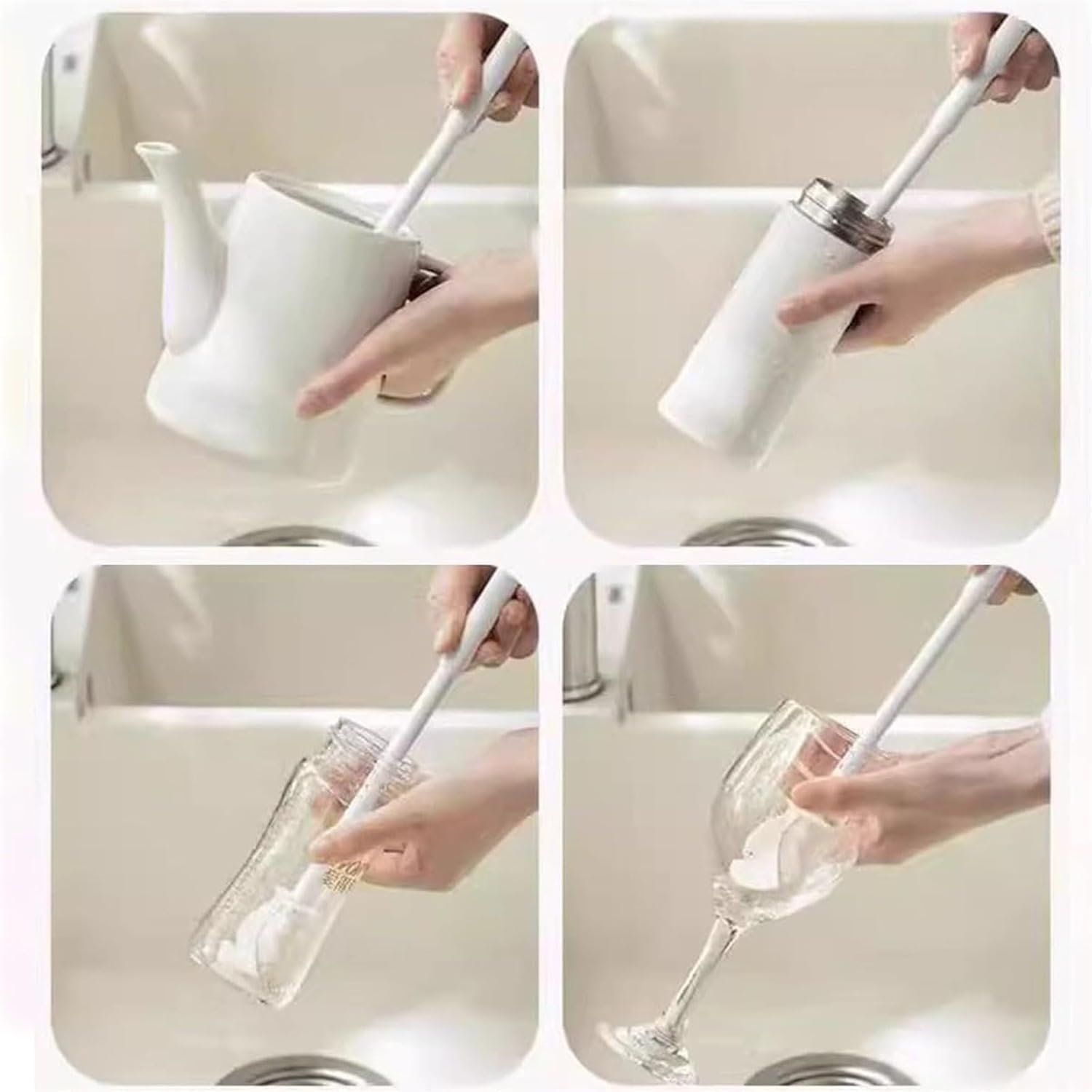 Silicone Bottle Cleaning Brush (360°)