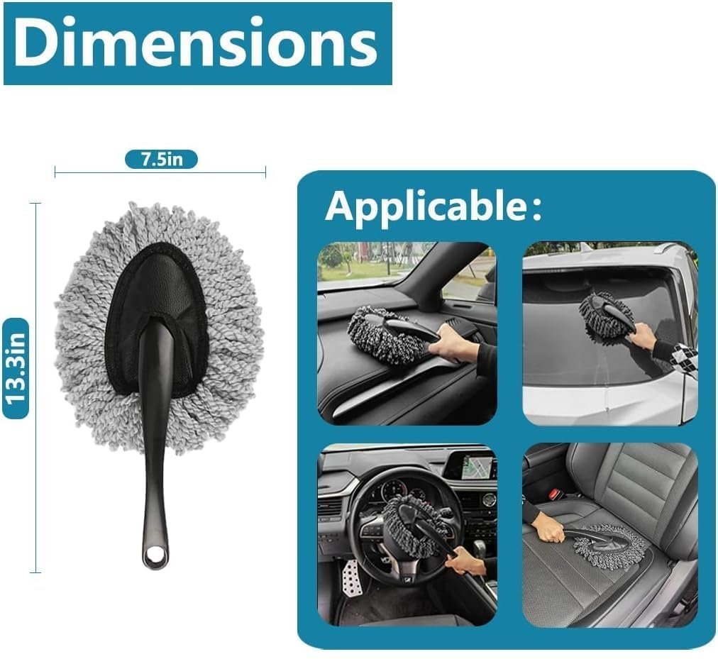 Soft Microfiber Car Dash Duster Set (1pcs)