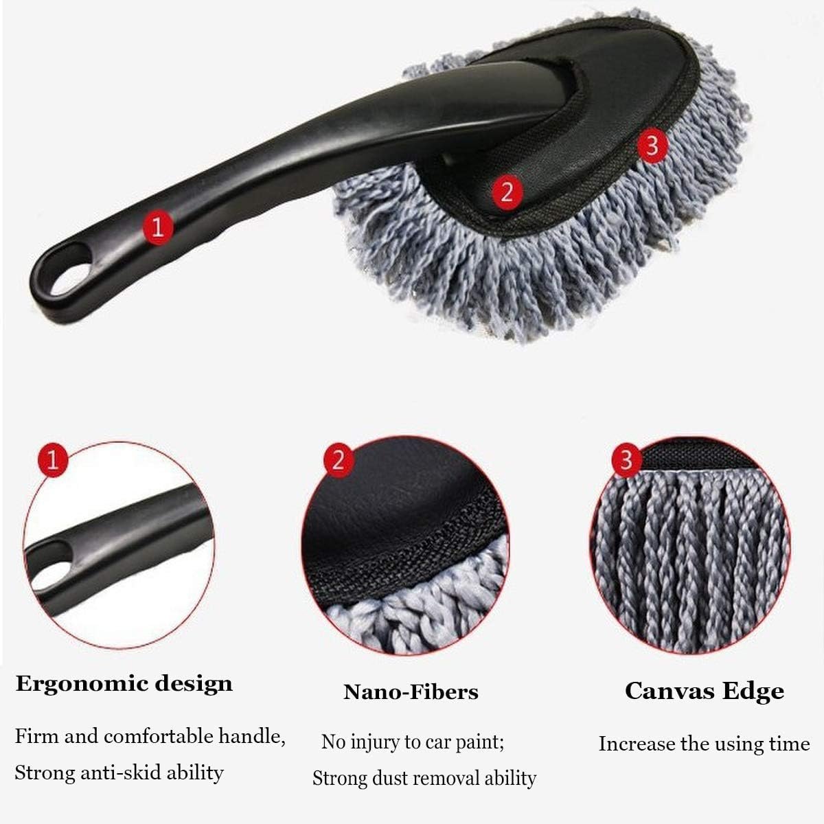 Soft Microfiber Car Dash Duster Set (1pcs)