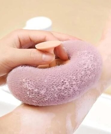 Round Loofah Body Scrubber