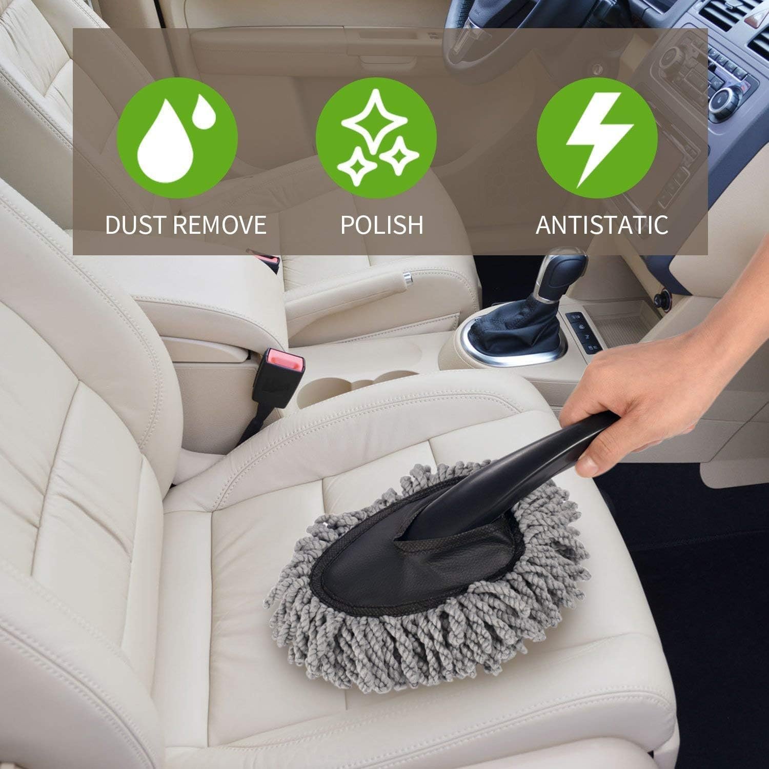 Soft Microfiber Car Dash Duster Set (1pcs)