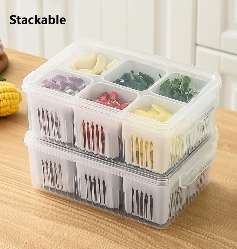 6-in-1 Fridge Storage Organizer